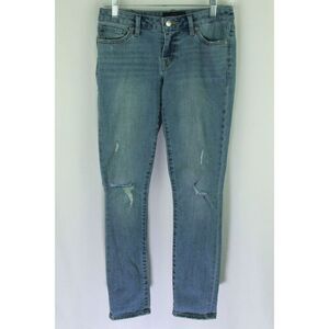Lucky Brand Jeans 0 25 Lolita Skinny Blue Distressed Low Rise Womens Size 0/25